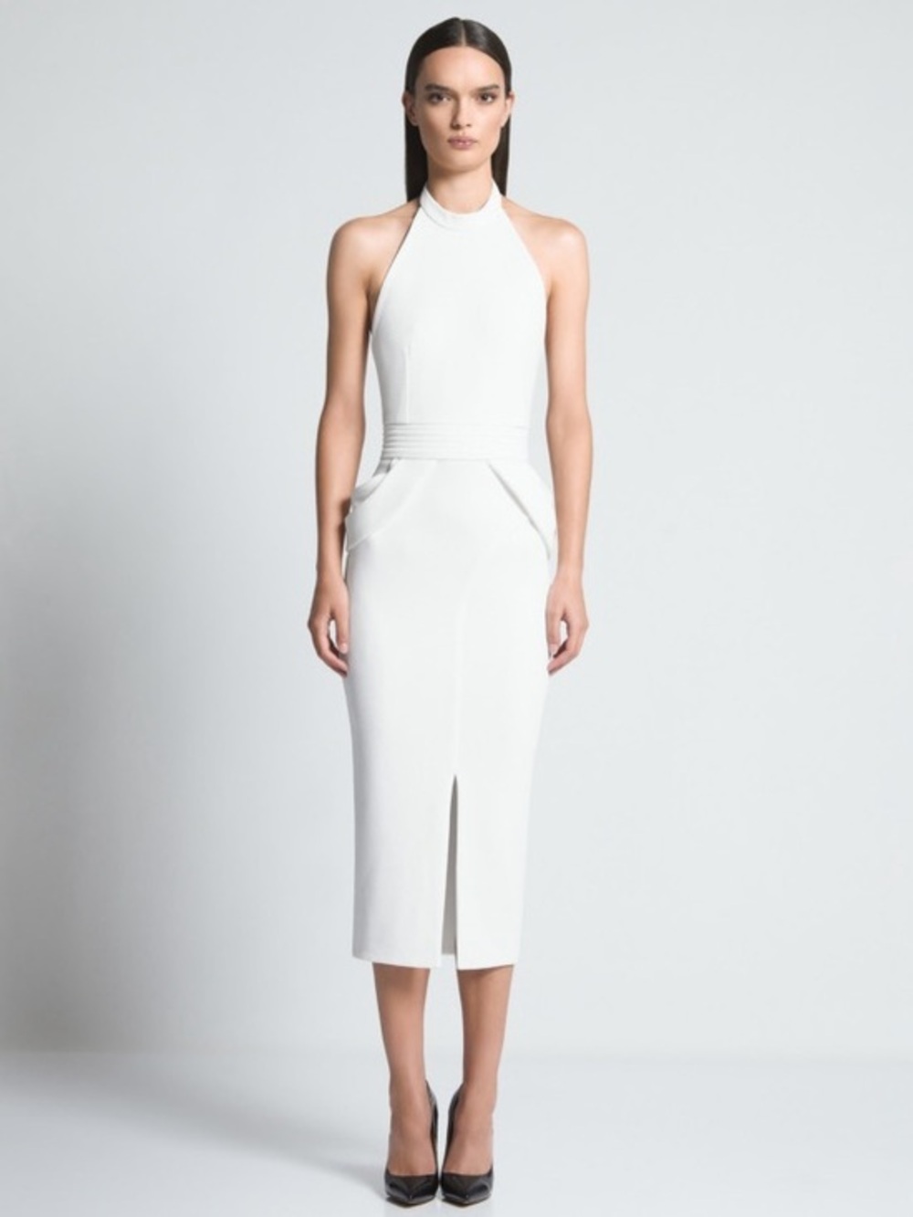 ZHIVAGO Rise Midi Dress in Crepe Size 4 NWT